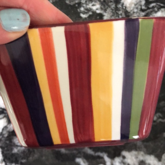 The Pampered Chef Simple Additions Striped Small Bowl - Picture 3 of 4